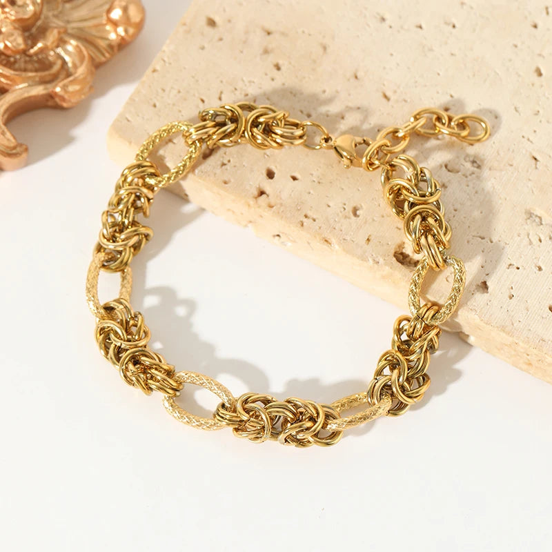 Golden Twist Bangle