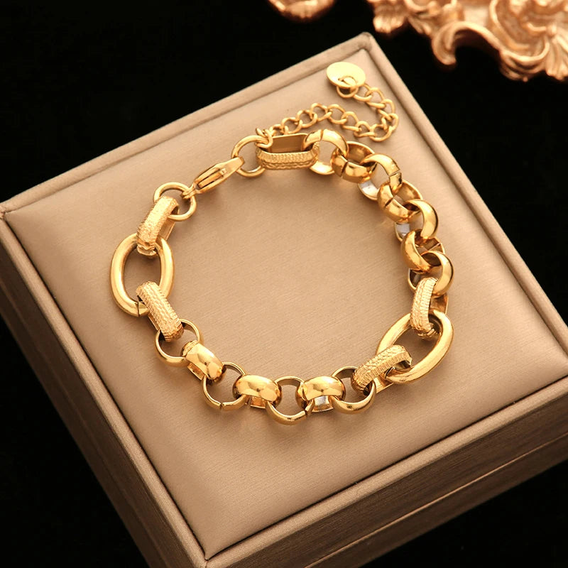 Golden Twist Bangle