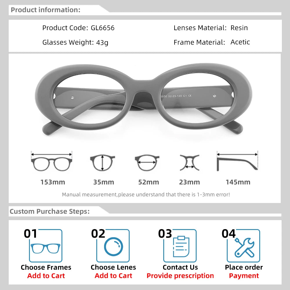 Nova Retro Oval Frames