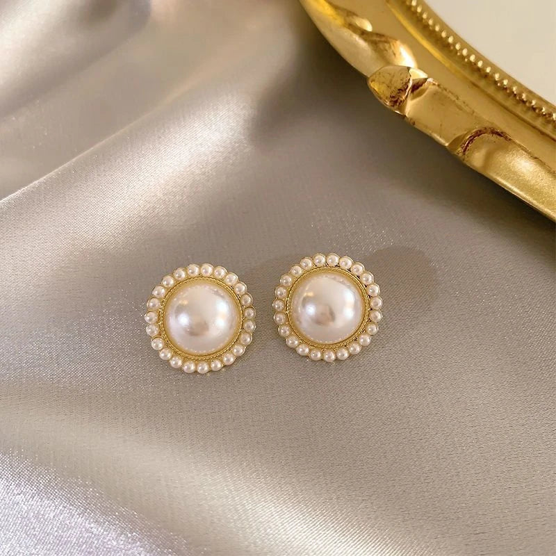 Crimson Bloom Studs