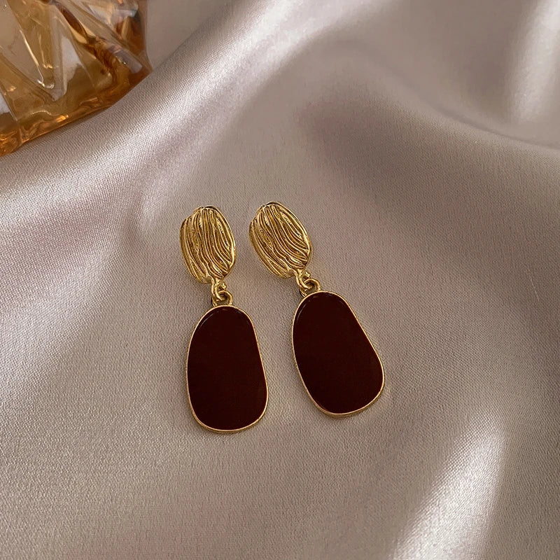 Crimson Bloom Studs