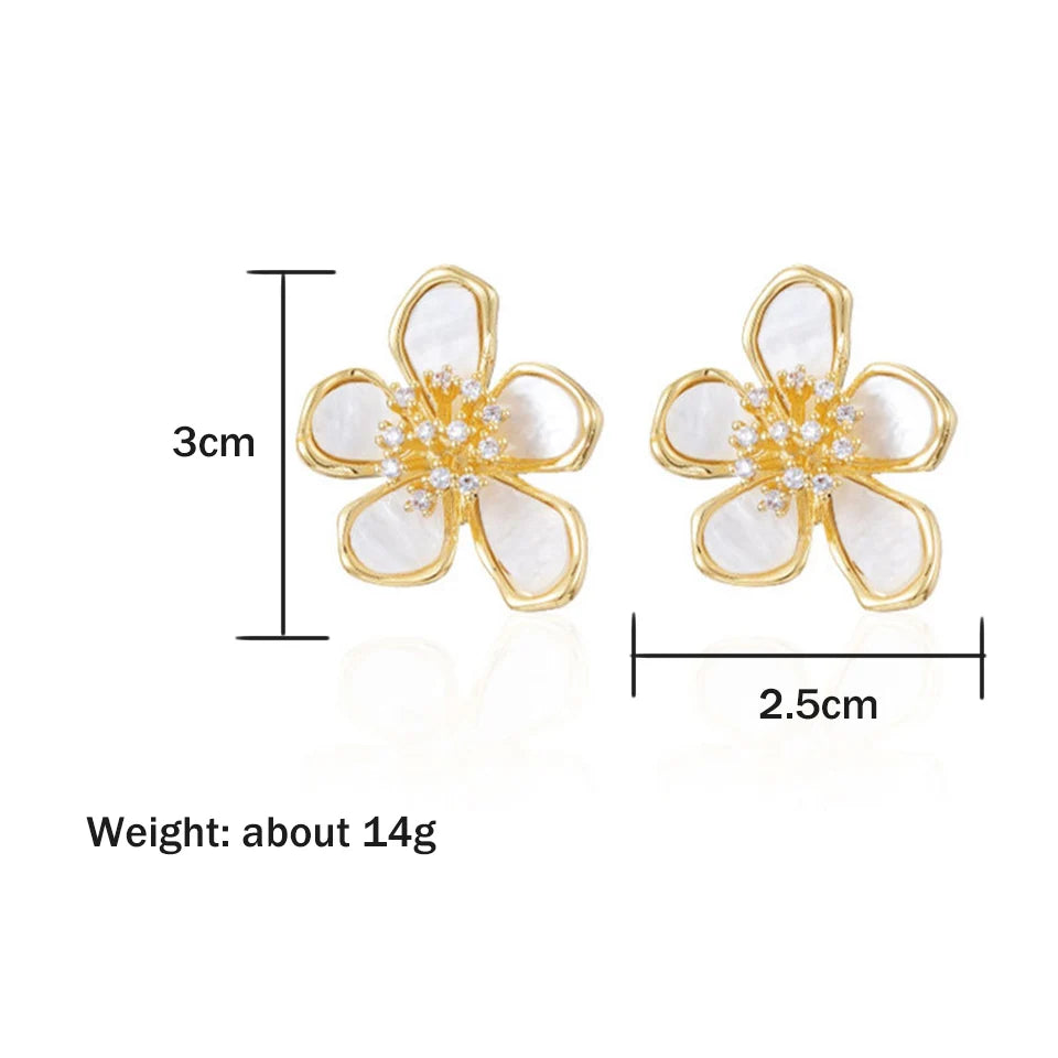 Golden Bloom Earrings