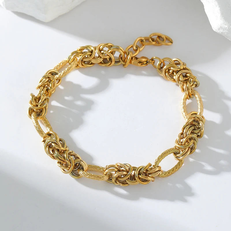 Golden Twist Bangle