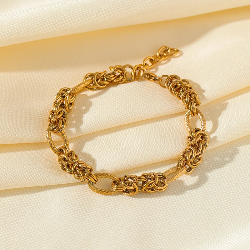 Golden Twist Bangle