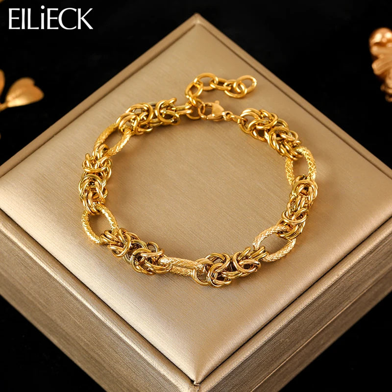 Golden Twist Bangle