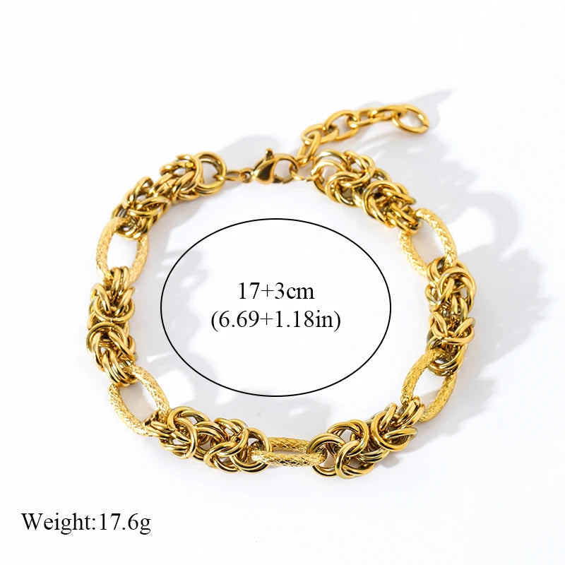 Golden Twist Bangle