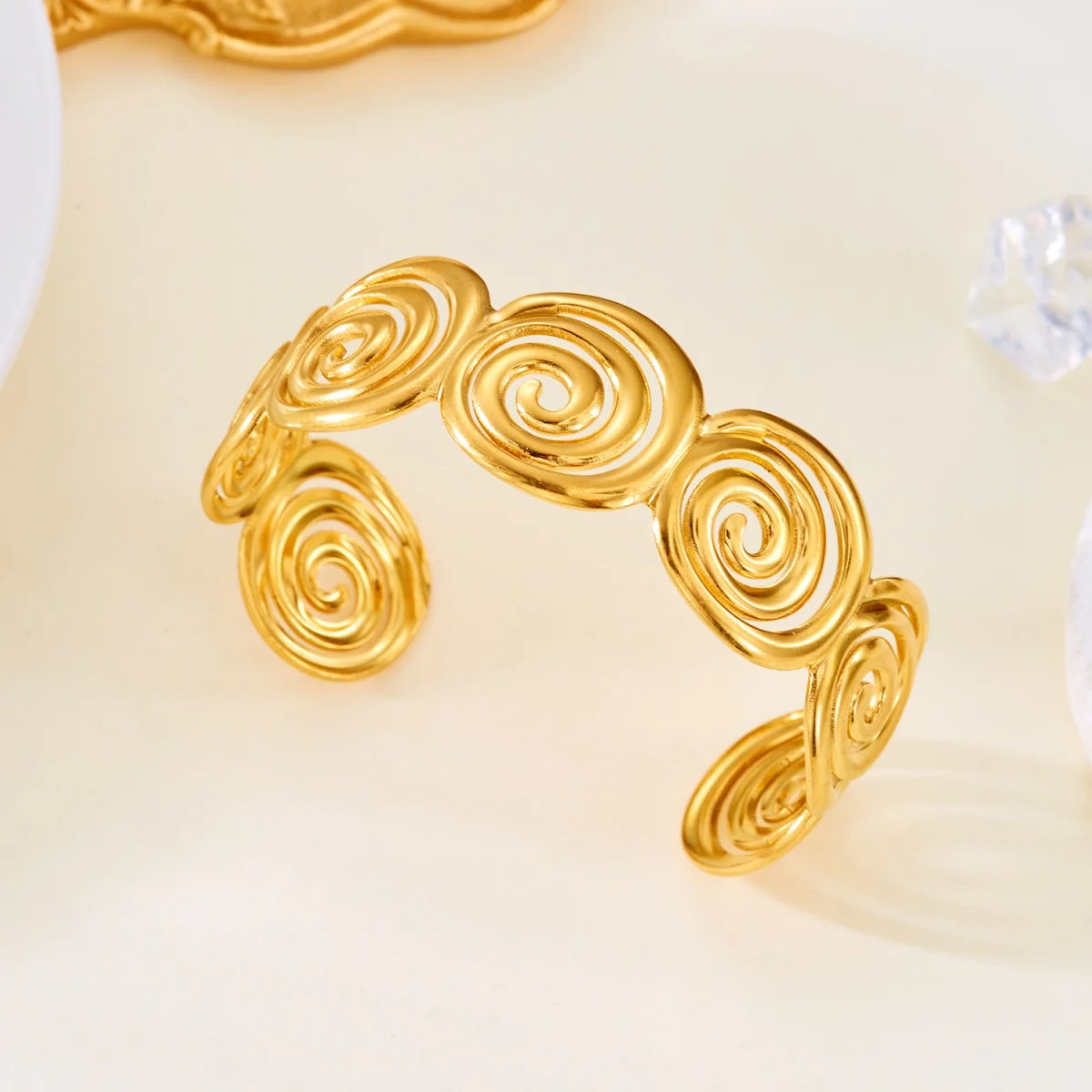 Golden Wave Cuff