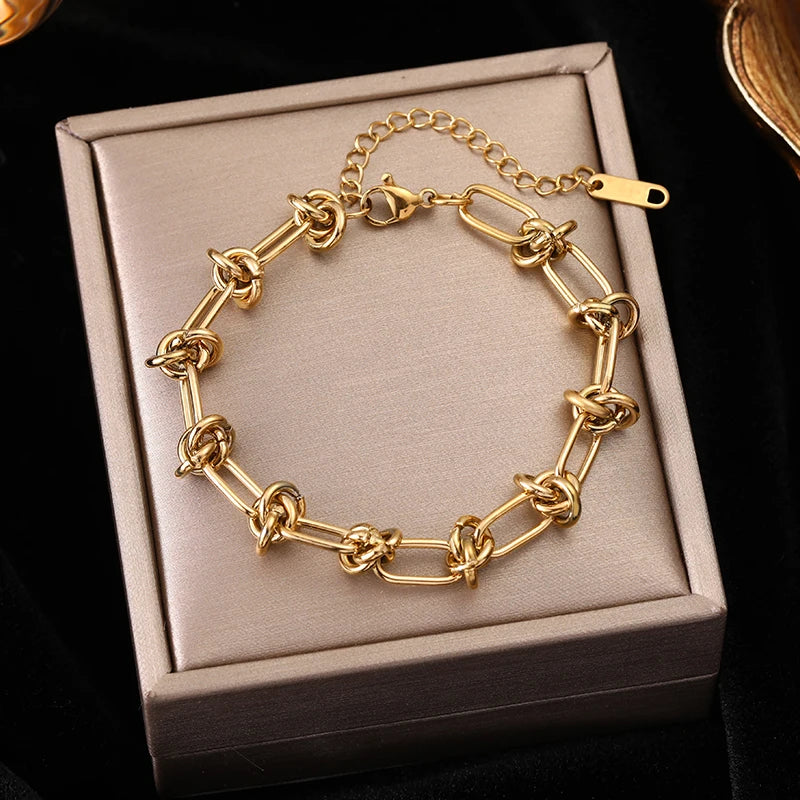 Golden Twist Bangle