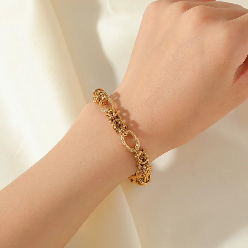 Golden Twist Bangle