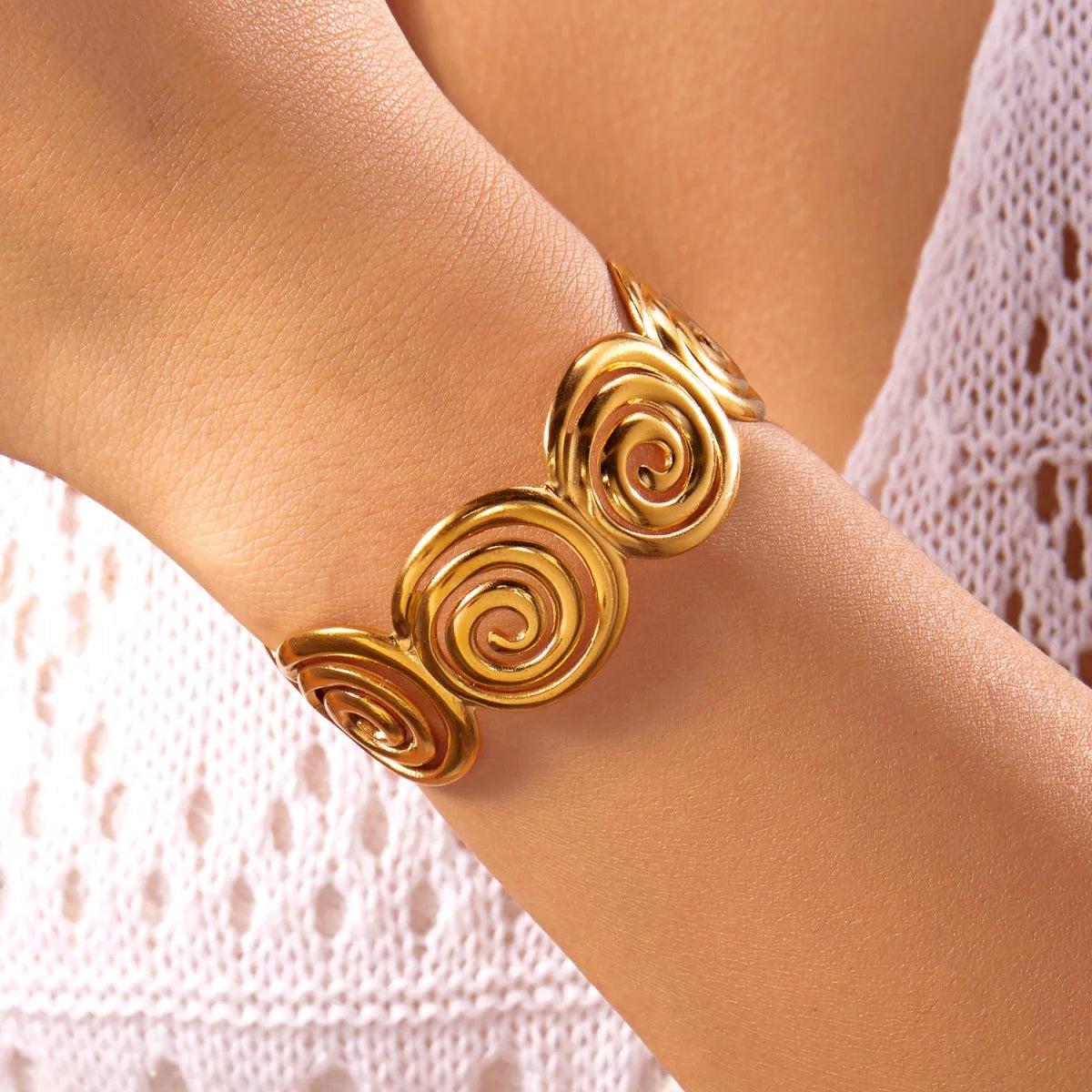 Golden Wave Cuff